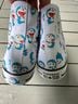 Converse 100% Canvas Print White Blue Sneakers Size 9 - photo 4