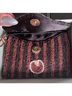 Rachel Zoe Graphic Multi Color Brown Tan Clutch One size - photo 7