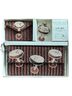 Rachel Zoe Graphic Multi Color Brown Tan Clutch One size - photo 1