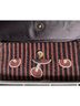 Rachel Zoe Graphic Multi Color Brown Tan Clutch One size - photo 5