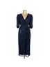 Mac Duggal 100% Polyester Marled Solid Stars Blue Cocktail Dress Size 6 - photo 4
