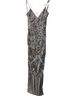 Windsor Solid Graphic Silver Gray Cocktail Dress Size S - photo 5