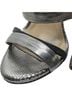 BCBGMAXAZRIA Silver Black Heels Size 8 1/2 - photo 4