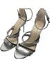 BCBGMAXAZRIA Silver Black Heels Size 8 1/2 - photo 1