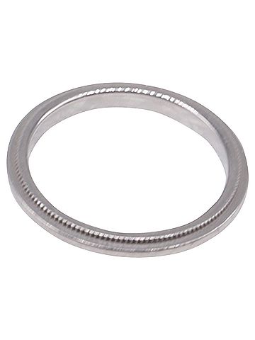 Tiffany & Co. Tiffany &amp; Co. Tiffany Together Milgrain Band Ring in Silver Platinum (view 2)