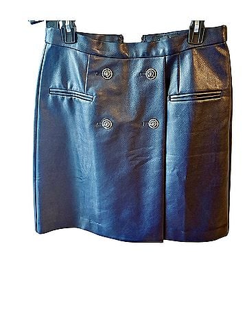 Ann Taylor Faux Leather Skirt (view 1)
