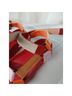 Longchamp Color Block Red Pink Orange Tan Sandals Size 6 1/2 - photo 8