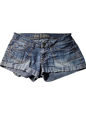 Wall Flower Denim Shorts (view 1)