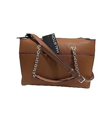 Halston Leather Shoulder Bag (view 1)