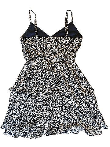 BCX Juniors' Floral-Print Tiered Mini Casual Dress (view 2)