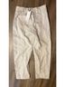 MNG Ivory Linen Pants Size 2 - photo 4