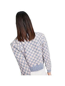 Topshop Kinited Pretty Check Cardigan Cardigan (view 2)