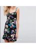 ASOS Floral Black Pink Casual Dress Size 0X - photo 3