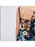 ASOS Floral Black Pink Casual Dress Size 0X - photo 4