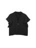 T Tahari 100% Polyester Solid Black Short Sleeve Blouse Size 3X - photo 4