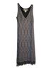 Necessary Objects Floral Black Gray Cocktail Dress Size M - photo 1