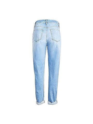 Ann Taylor LOFT Peitite High Rise Slim Pocket Boyfriend Jeans Jeans (view 2)