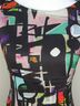 Milly 94% Polyamide 6% Elastane 100% Polyester Print Multi Color Black Pink Cocktail Dress Size 0 - photo 10