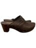 Ugg 100% Leather Brown Mule/Clog Size 9 - photo 1