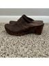 Ugg 100% Leather Brown Mule/Clog Size 9 - photo 5