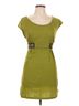 Mudd Solid Green Mudd Casual Dress Size L - photo 1