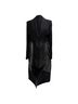 Givenchy 100% Wool Black Givenchy Cut-Out Tailored Coat in Black Wool Size M - photo 1