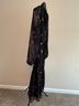 Ralph Lauren 100% Polyester Floral Black Red Pink Cocktail Dress Size 6 - photo 4