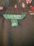 Ralph Lauren 100% Polyester Floral Black Red Pink Cocktail Dress Size 6 - photo 3