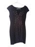Connected Apparel 97% Polyester 3% Spandex 96% Polyester 4% Spandex 100% Polyester Solid Black Cocktail Dress Size 4 - photo 1