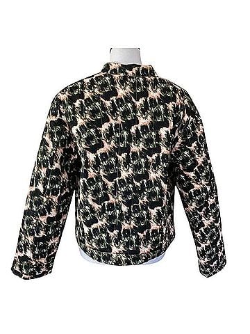 Rachel Comey Rachel Comey X Target animal print cropped puffer jacket Jacket (view 2)