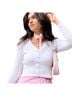 Zara White Cardigan Size L - photo 1