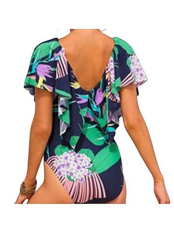 Trina Turk Midnight Paradise One Piece Swimsuit (view 2)