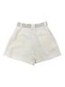 Meshki White Tan Dressy Shorts Size S - photo 3