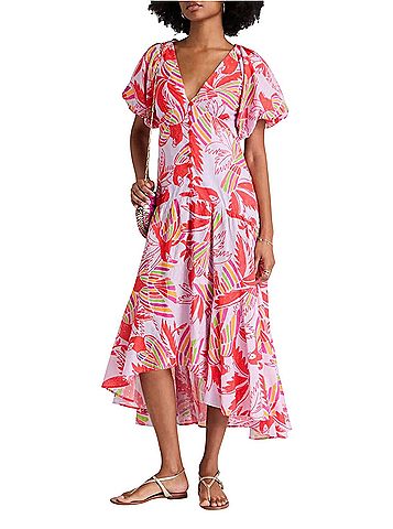 FARM Rio Printed Swiss-dot cotton Cocktail Dress (view 1)