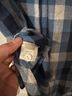 Dylan Plaid Blue White Sleeveless Blouse Size M - photo 4