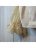 Fore White Short Sleeve Blouse Size M - photo 4