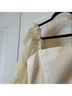 Fore White Short Sleeve Blouse Size M - photo 3