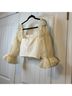 Fore White Short Sleeve Blouse Size M - photo 11