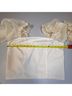 Fore White Short Sleeve Blouse Size M - photo 9