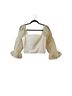 Fore White Short Sleeve Blouse Size M - photo 2