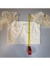 Fore White Short Sleeve Blouse Size M - photo 10