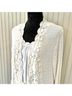 Michael Simon White Cardigan Size 2X - photo 4