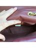 Coach 100% Leather Burgundy Gold Leather Shoulder Bag One size - photo 6