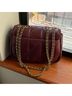 Coach 100% Leather Burgundy Gold Leather Shoulder Bag One size - photo 5