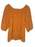 Dolan Solid Orange Blouse Size L - photo 1
