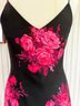 Express 100% Polyester 100% Polyester Floral Black Pink Cocktail Dress Size 9 - photo 6