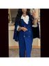 Zara 100% Polyester Blue Cocktail Dress Size S - photo 5