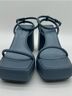 Charles & Keith Slate Blue Square Toe Platform Block-Heel Sandals Sandals - photo 4