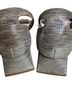 Alex Marie 100% Leather Silver Heels Size 7 - photo 2