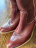 FRYE 100% Leather Brown Red Boots Size 6 1/2 - photo 8
